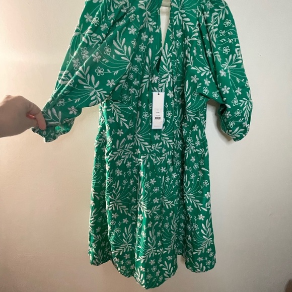 NWT Draper James|| Terrie Tie Back mini Dress in Embroidered Floral.Size 1X.Boho - Picture 7 of 11